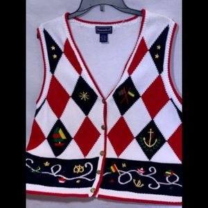 Charter Club Nautical Vest